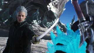 nero vs vergil dmd no damage (with fire inside)