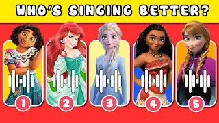 Guess Who's Singing The Disney Song ? | Guess The Song ? | Disney Quiz