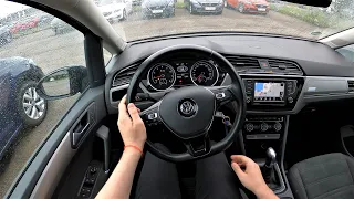 2016 Volkswagen TOURAN Connected 1.4l 150HP - POV Test Drive & Fuel consumption check