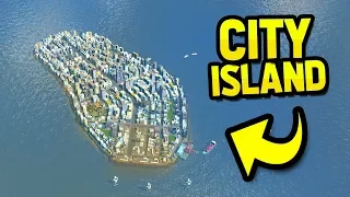 BUILDING A HUGE CITY ON A ISLAND in CITIES SKYLINES