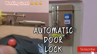 Automatic Door Lock #DIY | Wireless Door Lock | Control door lock from Any Corner of your House