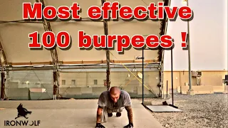 The best 100 burpees you can do. Fat burner and muscle builder.