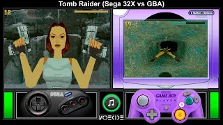 Tomb Raider (Sega 32X vs GBA) Gameplay Comparison