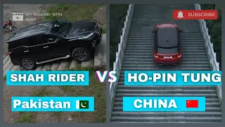 Range Rover Sports Climb 999 Steps VS Fortuner Climbing in Pakistan Can we win .?