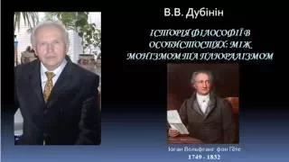 История философии Иоганн Вольфганг фон Гете The history of philosophy Johann Wolfgang von Goethe