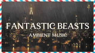 Fantastic Beasts Ambient Music | Raining in New York | Relaxing, Studying, Sleeping