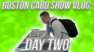 BUYING A BIG BLAZE JORDAN ROOKIE AUTO 🤯 Boston Card Show Vlog Day Two