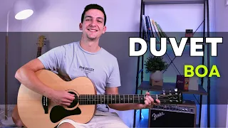 How to play Duvet (Boa) Guitar Lesson with Chords