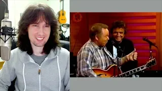 British guitarist reacts to two country LEGENDS! Johnny Cash and Roy Clark!