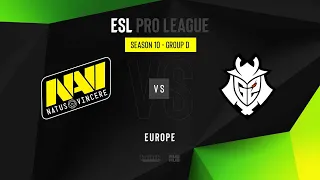 Na'Vi vs G2 - ESL Pro League Season 10 EU - map3 - de_dust2 [TheCraggy& Eiritel]