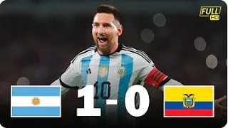 Messi Unbelievable 💥 Argentina vs Ecuador 1-0 II World Cup 2026 - All Goals & Highlights HD