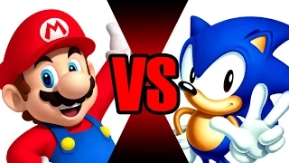 MARIO VS SONIC | BATALHA MORTAL | Ei Nerd