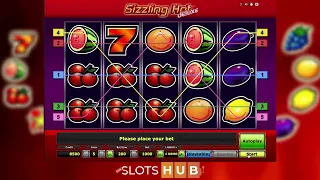 Sizzling Hot DELUXE 🎰 4500 WON on FreeslotsHub