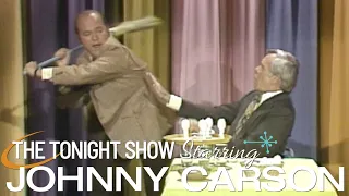 Dom Deluise's Egg Trick Does Not Go As Planned - Carson Tonight Show - 09/26/1974