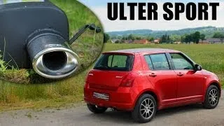 ULTER Sport Exhaust Test - Suzuki Swift 1.3 2006 [HD]