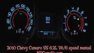 2010 Camaro SS 6.2 V8 0-60 MPH