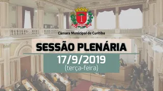 Sessão Plenária - 17 de setembro de 2019 - Período Tarde