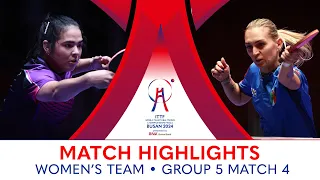 Adriana Diaz (PUR) vs Nikoleta Stefanova (ITA) | WT G5 - Match 4 | #ITTFWorlds2024