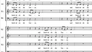 Praetorius In Dulci Jubilo a8 Score