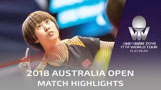 Zhou Yihan vs Liu Weishan  | 2018 Australian Open Highlights (Group)