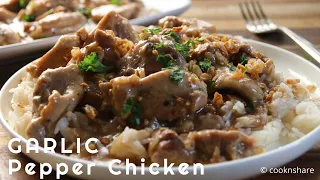 Frugal Smothered Garlic Pepper Chicken on a Budget: Simple and Affordable Recipe