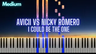 Avicii vs Nicky Romero - I Could Be The One | Piano Tutorial