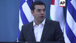 Abbas meets Tsipras in Ramallah