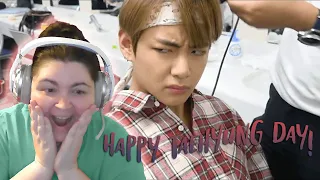 HAPPY TAEHYUNG DAY!!!! TAEHYUNG being a whole MOOD for 8 minutes straight reaction