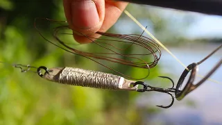 Making Jigging Spoon from twisted copper wire