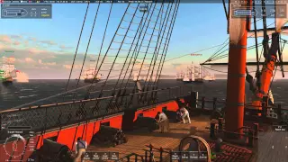 Naval Action Gameplay - PvP Battle 11vs11 (Santisima Trinidad)