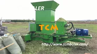 Maize silage bagging press baler in india