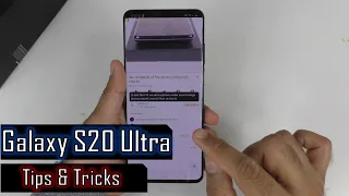 Samsung Galaxy S20 Ultra Tips & Trick's!!