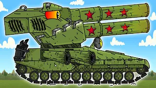 Battle for the Soviet Factory - Cartoons about tanks