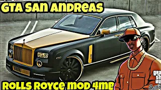 Malayalam Rolls Royce mods for GTA San Andreas android | [ only 4mb] | with gameplay