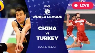 China v Turkey - Group 2: 2017 FIVB Volleyball World League