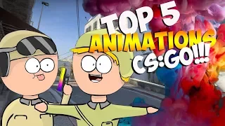 ТОП 5 Лучших Анимаций CS GO|CS GO Animations