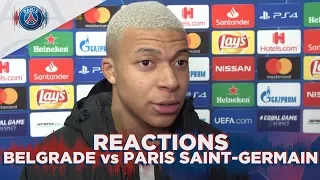 REACTIONS : BELGRADE vs PARIS SAINT-GERMAIN