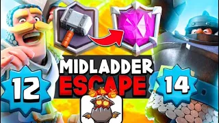 How to ESCAPE Mid-Ladder!😎 -Clash Royale