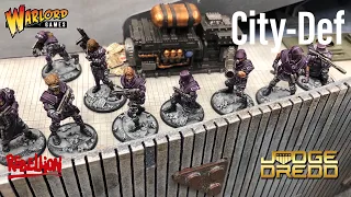 Warlord Games: City-Def, Judge Dredd Miniatures spotlight