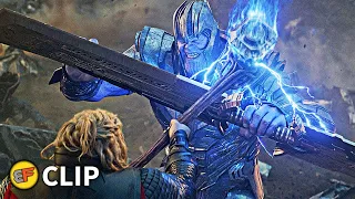 Thor, Iron Man & Captain America vs Thanos | Avengers Endgame (2019) IMAX Movie Clip 4K