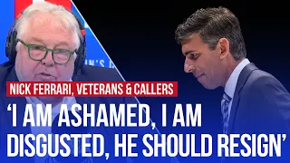 Veterans and callers hammer Rishi Sunak for leaving D-Day event early | LBC