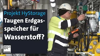 Forschungsprojekt: Können Erdgasspeicher für Wasserstoff genutzt werden? | Abendschau | BR24