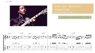 Summertime - George Benson ( solo Transcription )