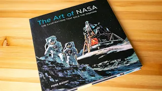 (book flip) The Art of NASA: The Illustrations That Sold the Missions