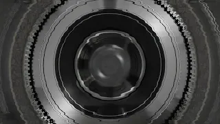 How it looks inside a spherical mirror - Computer generated