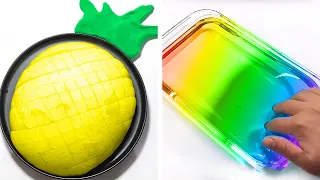 4 Hour Oddly Satisfying Slime ASMR No Music Videos - Relaxing Slime 2023