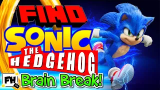 Can You Find Sonic? Challenge 🔍| Kids Brain Break | Fitness Activity