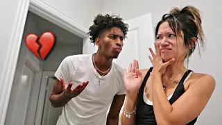 Wiping OFF My Fiancés Kisses PRANK! *HE LEFT*