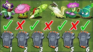 Every Plant China Vs 99 Gravestones - Who Will Win? - PvZ 2 Chinese Version Challenge