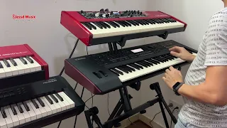 Nord Electro 5 vs Yamaha MOXF 6|Basic Sounds Comparison| Blessed Music-Piano Tân Bình